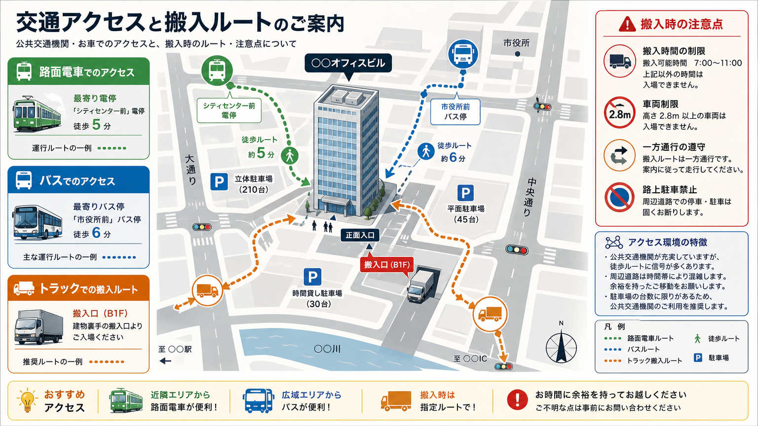 紙屋町・八丁堀エリアへのアクセス環境